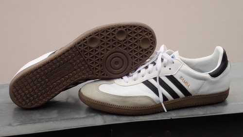 Adidas samba white - adidas, white/gum/black